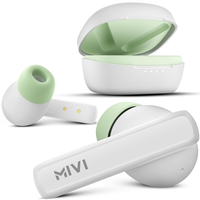 Mivi DuoPods A450 TWS with 13mm Rich Bass Drivers, Dual Tone Mat Buds, 45 Hrs Playtime, Low Latency, Type C Fast Charging