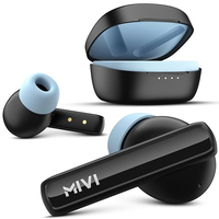 Mivi DuoPods A450 TWS with 13mm Rich Bass Drivers, 45 Hrs Playtime, Low Latency, Type C Fast Charging, HD Call Clarity with AI-ENC