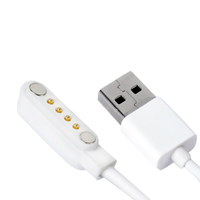 Original 4 Pin Magnet Charger Magnetic Charging Wire Cable Compatible with Clock GT88 / GT68 / KW08 / i7 / i6 / i4 / FS08 / GV68