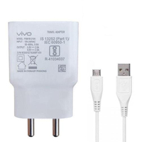Original Charger For Vivo V9 With Data Cable