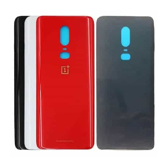 Original Back Glass, Battery Cover Replacement for OnePlus 6