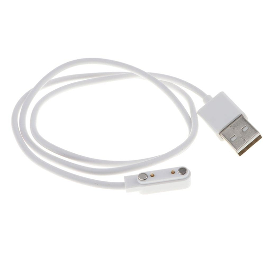 Original USB Watch Charging Cable Magnetic Charger Dock for 2 Pin Smart Watch 762mm