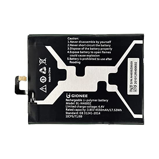 Genuine Battery for Gionee A1 Plus A1+ N46000z 4550mAh