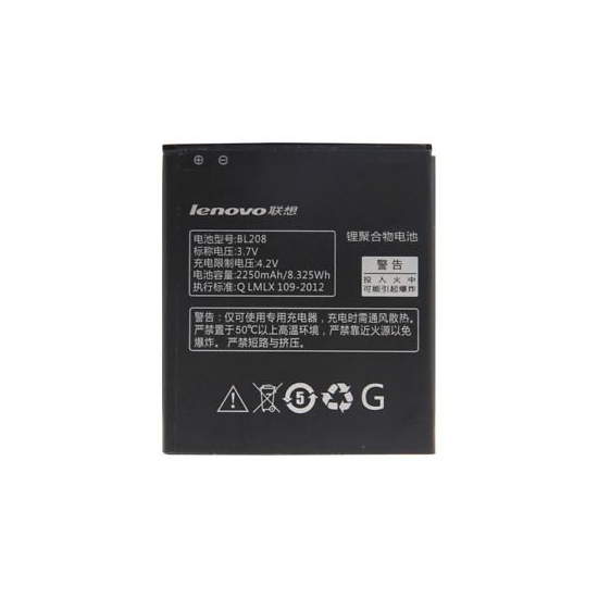 Original Battery For Lenovo S920 (BL208) 2250mAh