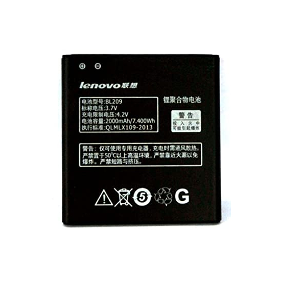 Original Battery For Lenovo A820E (BL209) 2000mAh