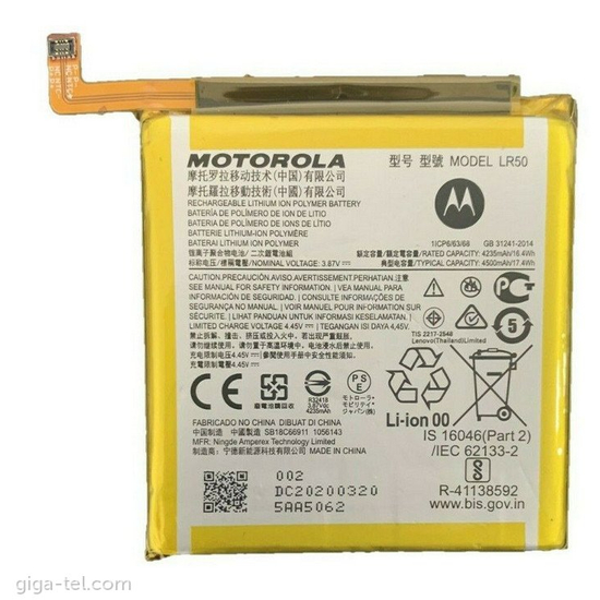 Original Battery For Battery For Motorola Moto Edge (XT2063) LR50 - 4500mAh