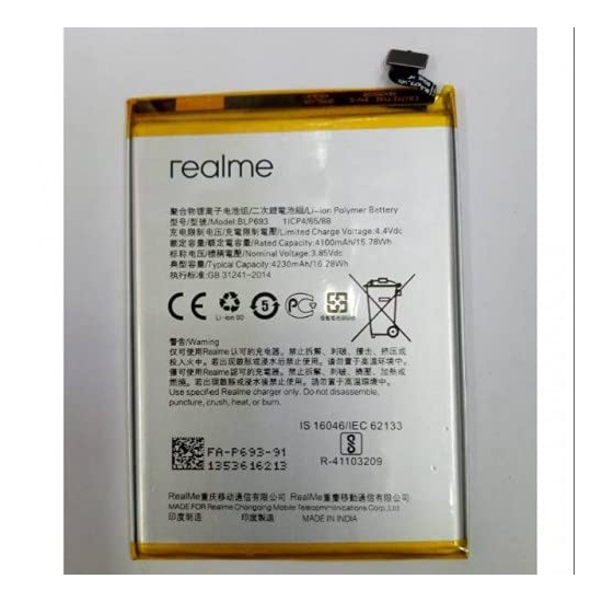 Original Battery For Oppo RealMe 3 BLP693 (4100 mAh)