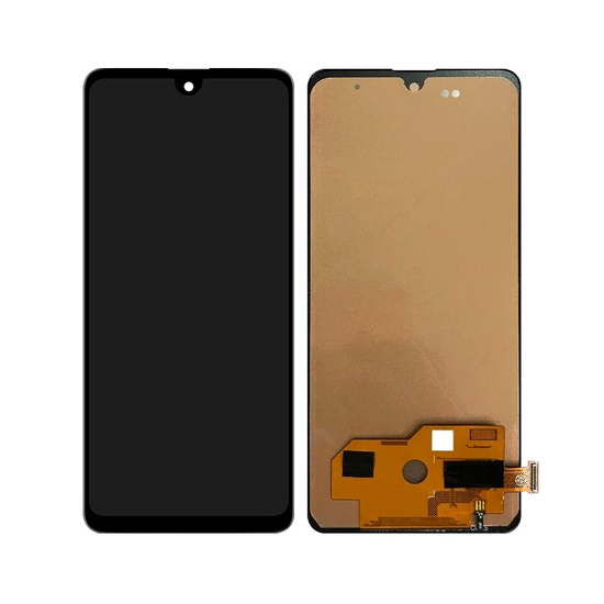 OEM LCD with Touch Screen For Samsung Galaxy M31s - Blue (Display Glass Combo Folder)