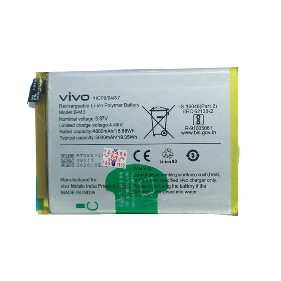 Original Battery For Vivo Y30 (B-M3) 5000mAh