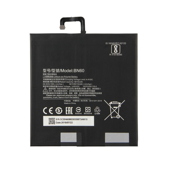 Original Battery For Xiaomi Mi Pad 4 (BN60) 6000mAh